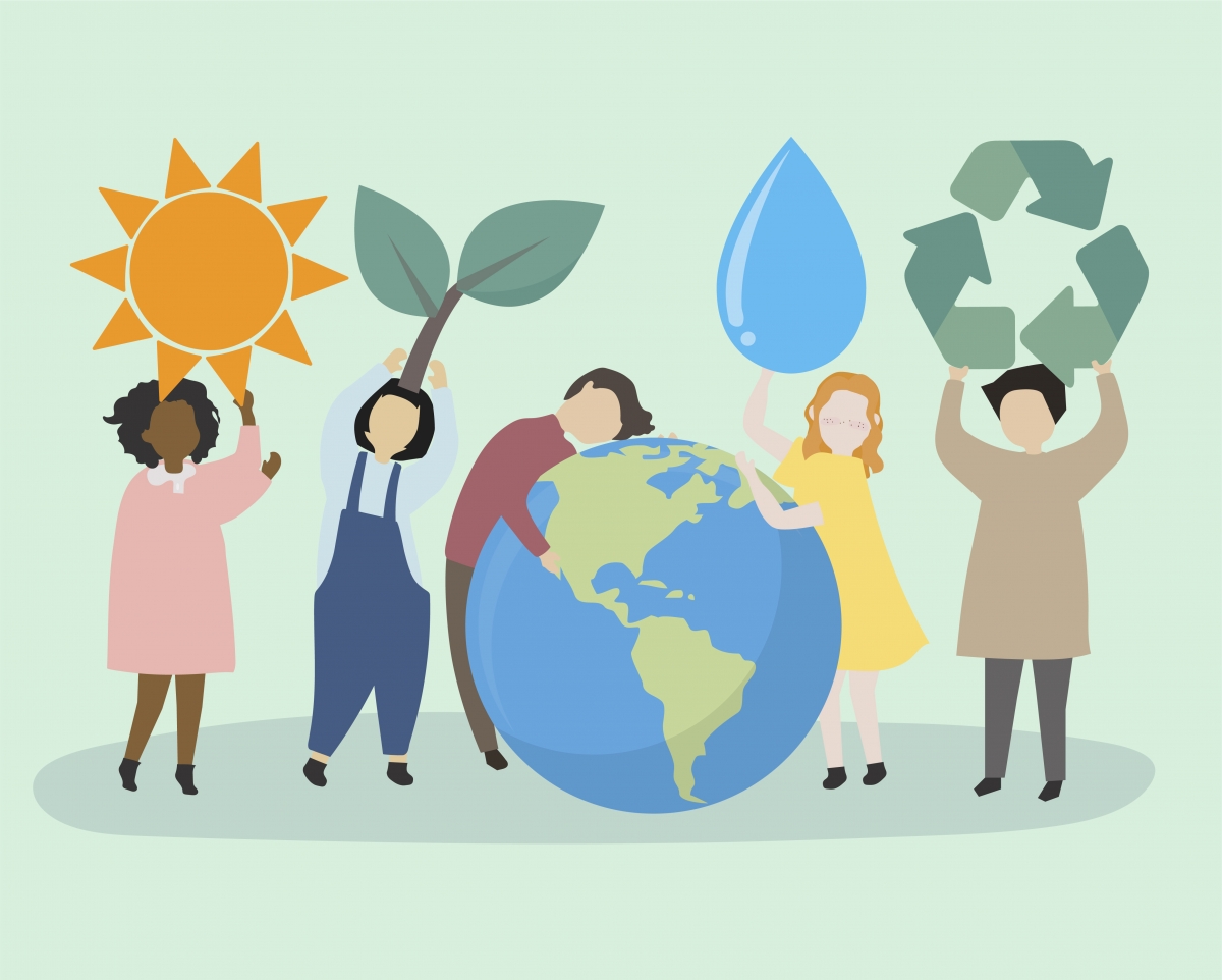 5Rs - Recycle, Reuse, Reduce, Refuse and Rethink